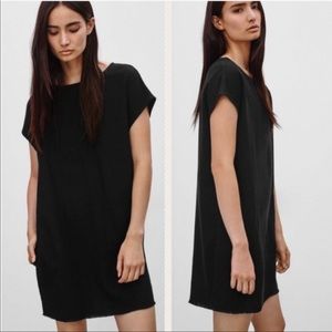 WILFRED Free Nori Vegan Suede Boxy Shift Dress